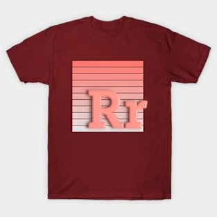 R - letter T-Shirt